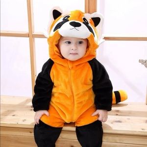 Red Panda Turning Red Baby Fleece Costume